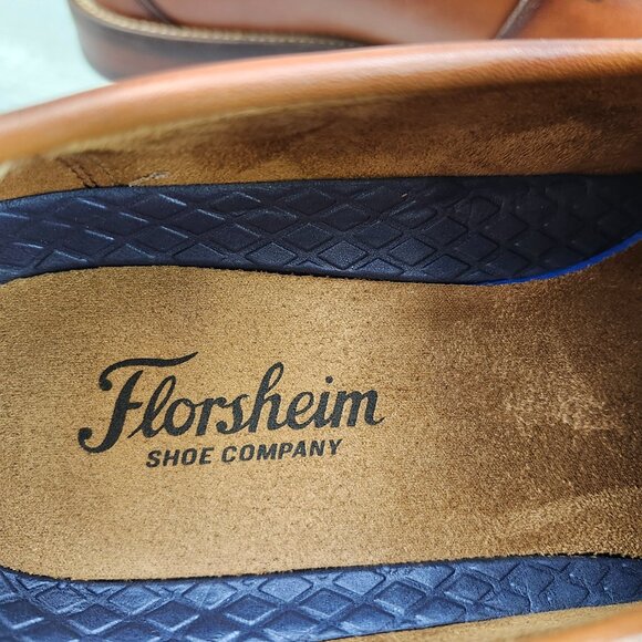 Florsheim Rucci Moc Toe Penny Loafer Men Size 7.5M Cognac main image 14